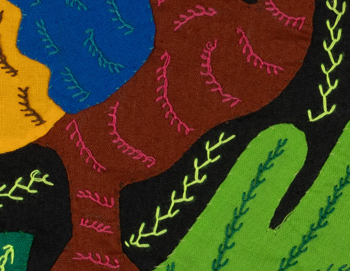 Multi-Color Water Bird Brown And Yellow Molita