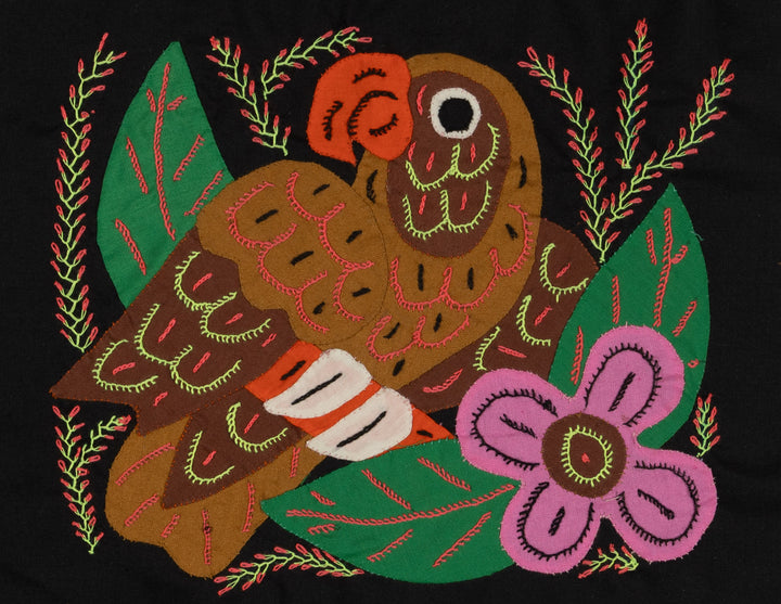 Multi-Color Parrot Bird Pink And Brown Molita