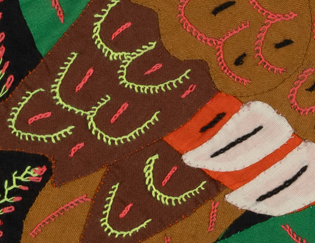 Multi-Color Parrot Bird Pink And Brown Molita