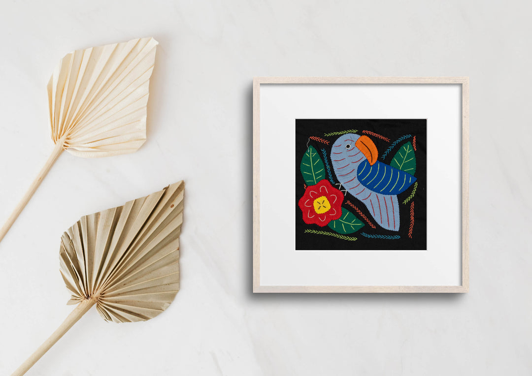 Multi-Color Parrot Bird Blue And Red Molita