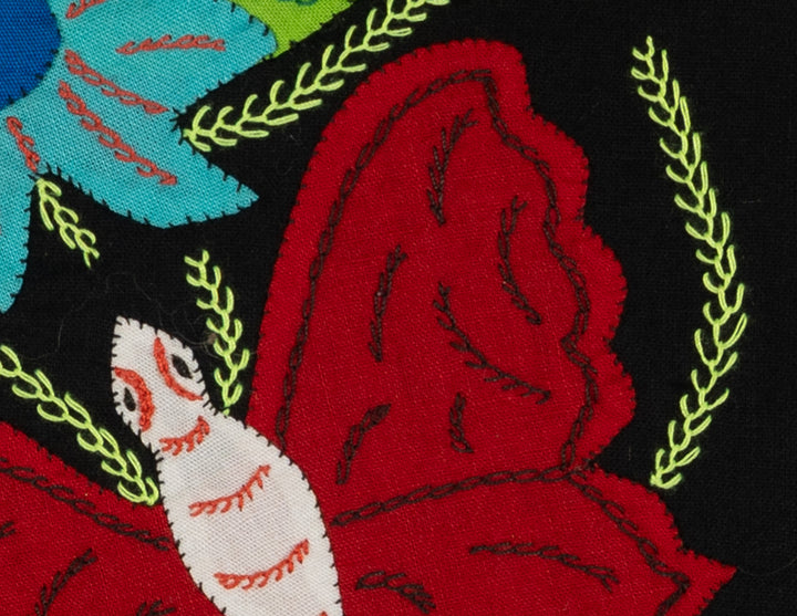 Multi-Color Butterfly Red And White Molita