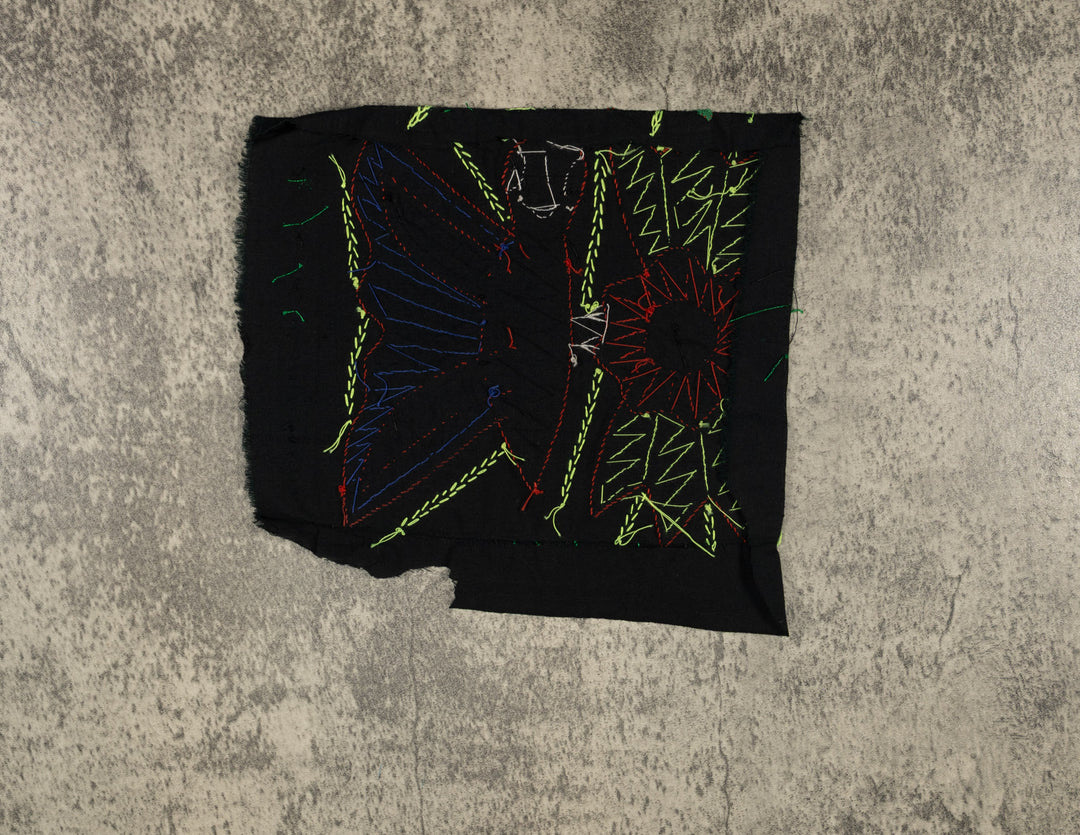 Multi-Color Butterfly Orange And Blue Molita