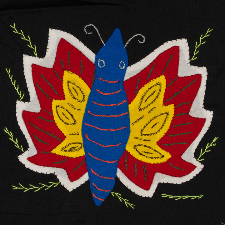 Multi-Color Butterfly Red Yellow And Blue Molita