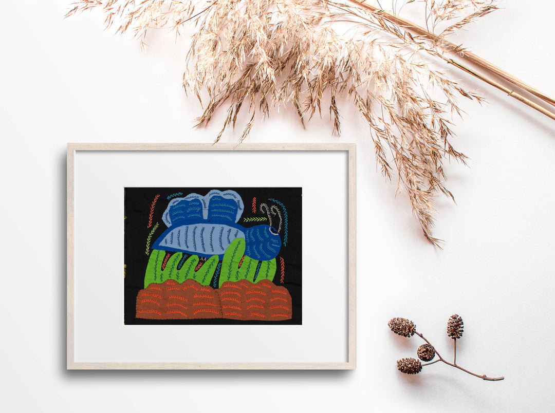 Multi-Color Butterfly Blue And Green Molita