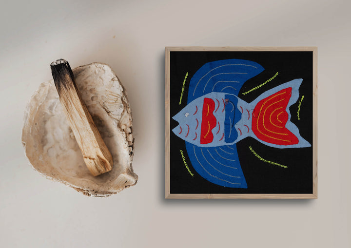 Multi-Color Ocean Fish Blue And Red Molita