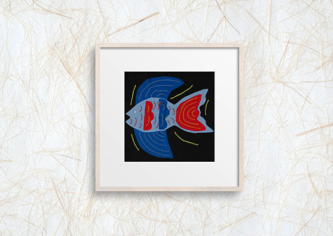 Multi-Color Ocean Fish Blue And Red Molita