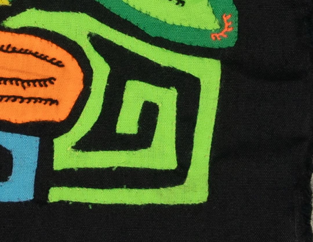 Multi-Color Ocean Fish Green And Orange Molita