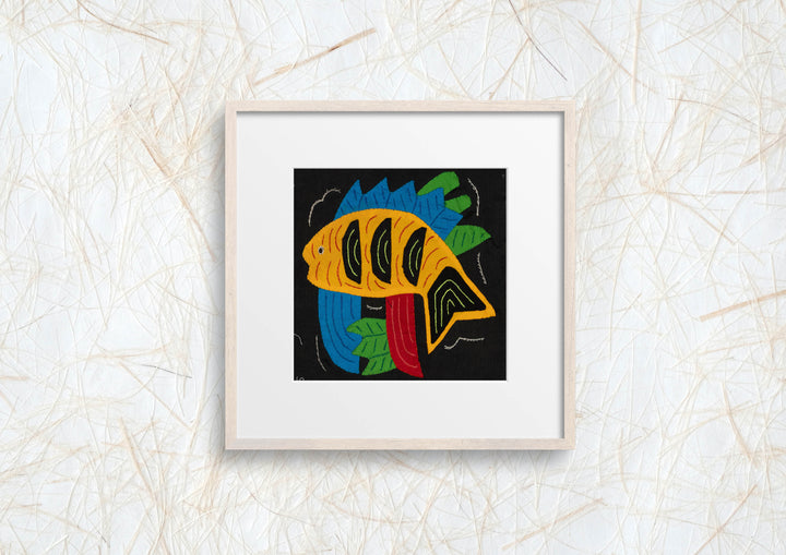 Multi-Color Ocean Fish Yellow And Blue Molita