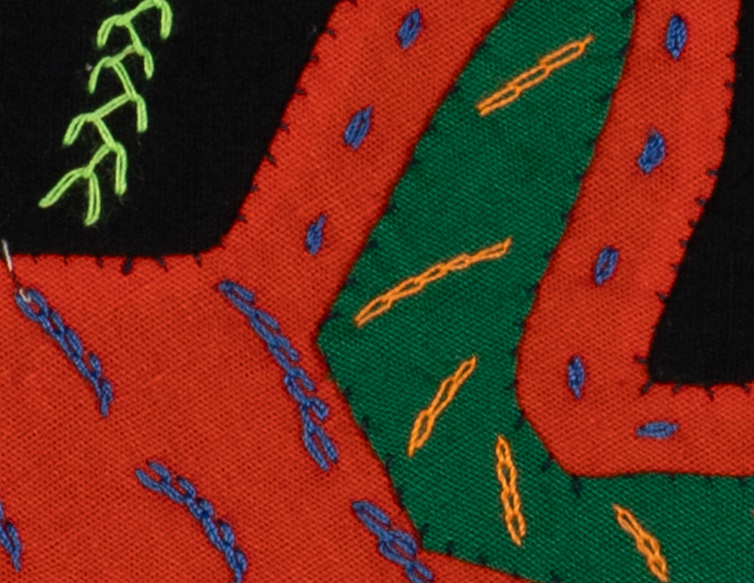 Multi-Color Ocean Fish Green And Orange Molita