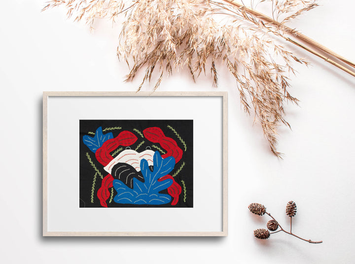 Red White And Blue Fantasy Crab Molita