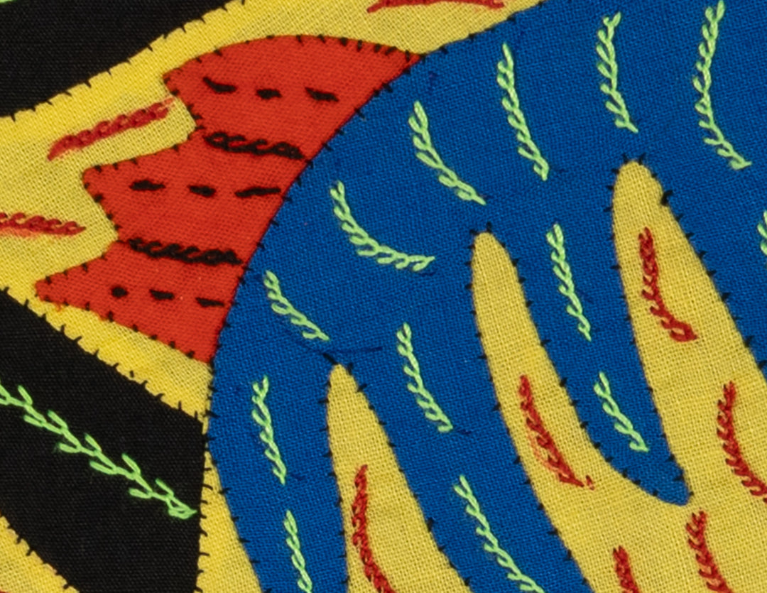 Multi-Color Ocean Fish Yellow And Blue Molita