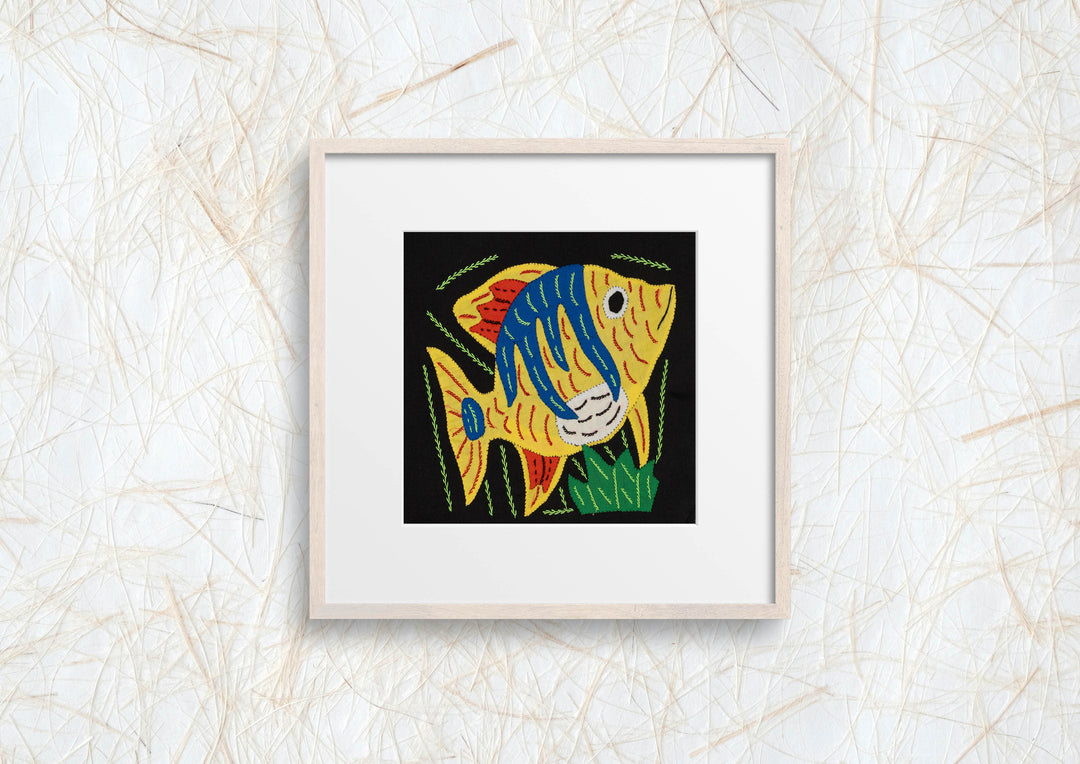 Multi-Color Ocean Fish Yellow And Blue Molita