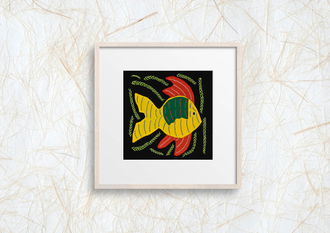 Multi-Color Ocean Fish Yellow And Red Molita