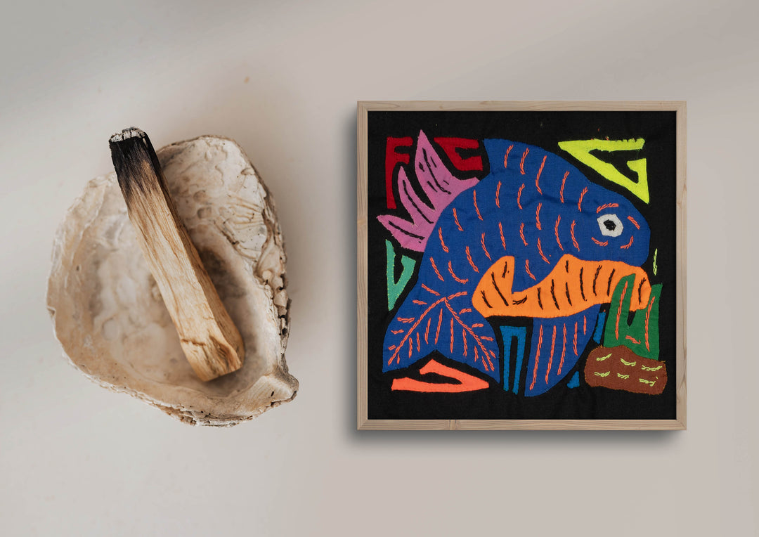 Multi-Color Ocean Fish Blue And Orange Molita