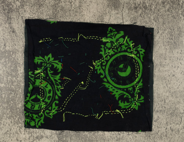 Multi-Color Floral Flower Blue And Red Molita