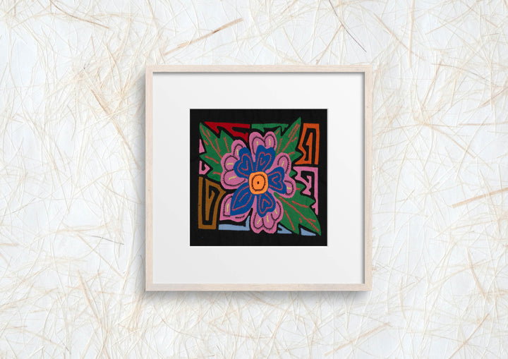 Multi-Color Floral Flower Pink And Blue Molita