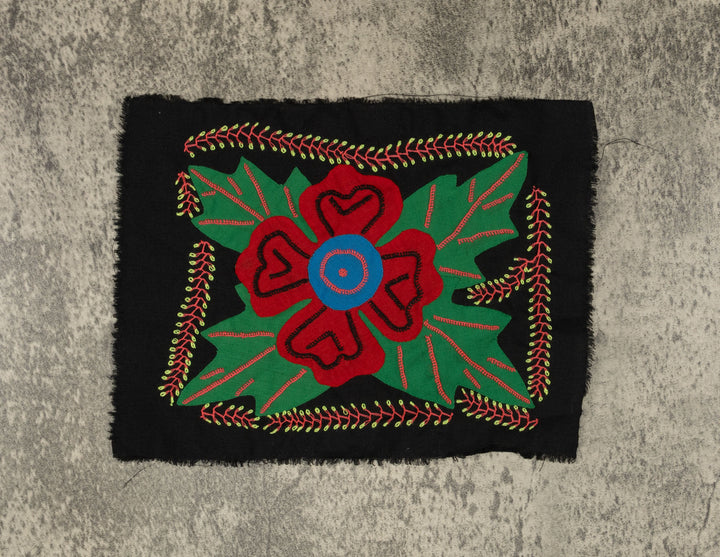 Multi-Color Floral Flower Red And Green Molita