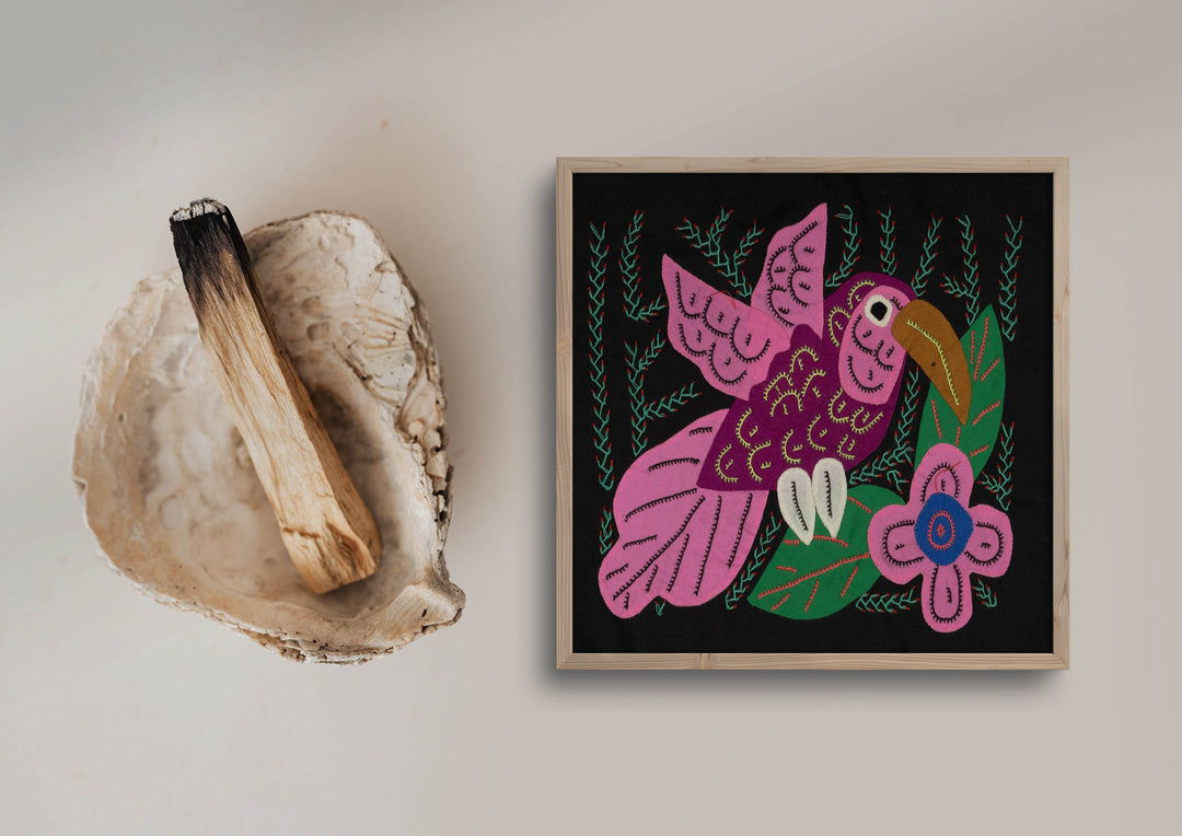 Multi-Color Humminbird Pink And Maroon Molita