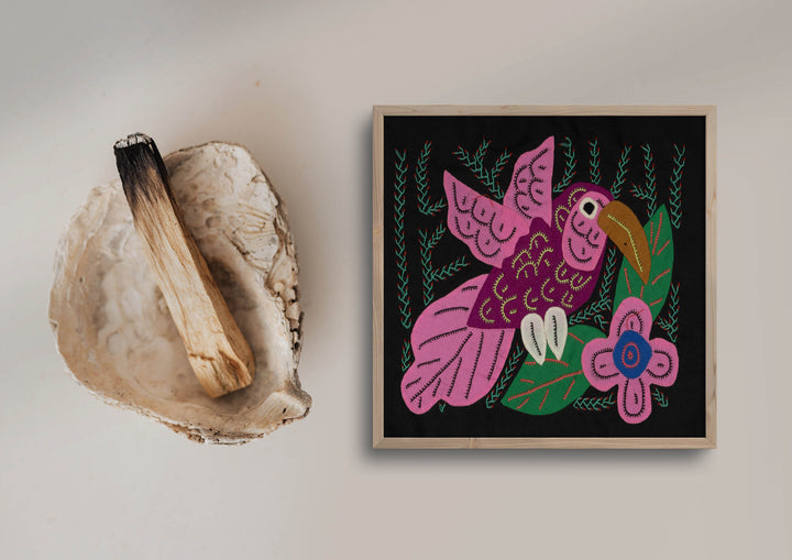 Multi-Color Humminbird Pink And Maroon Molita