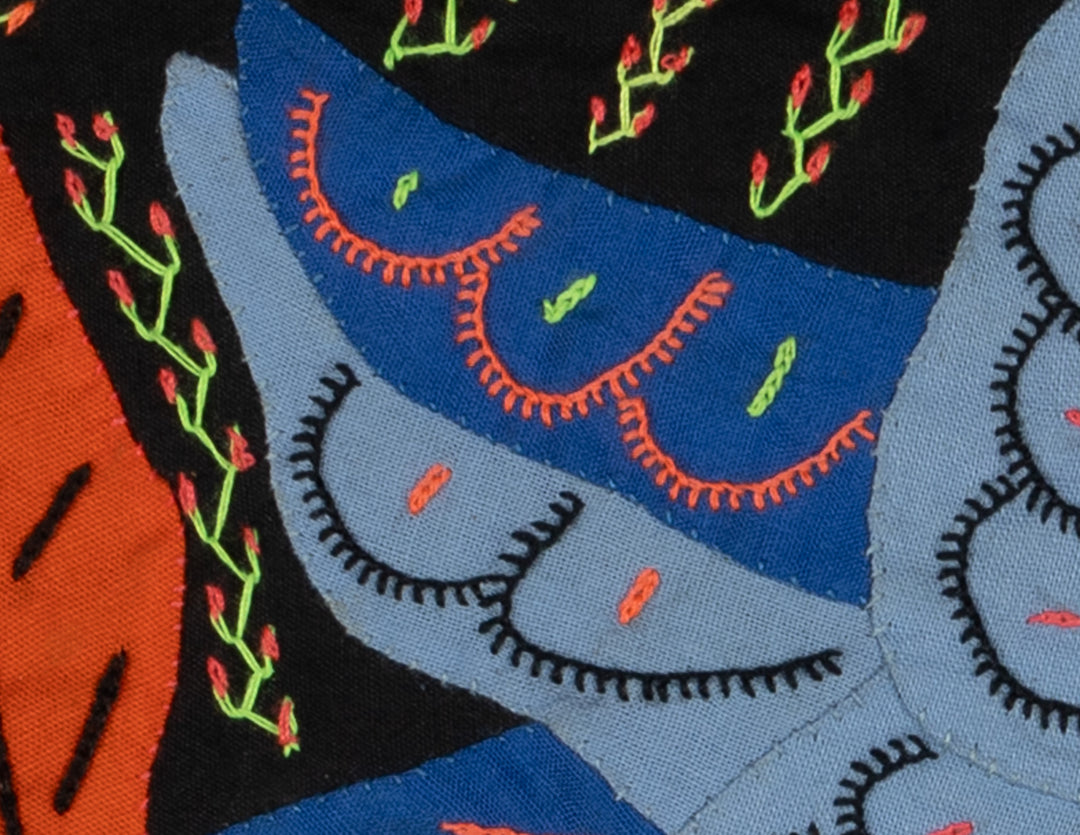 Multi-Color Hummingbird Blue And Orange Molita