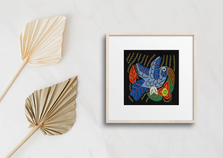 Multi-Color Hummingbird Blue And Orange Molita