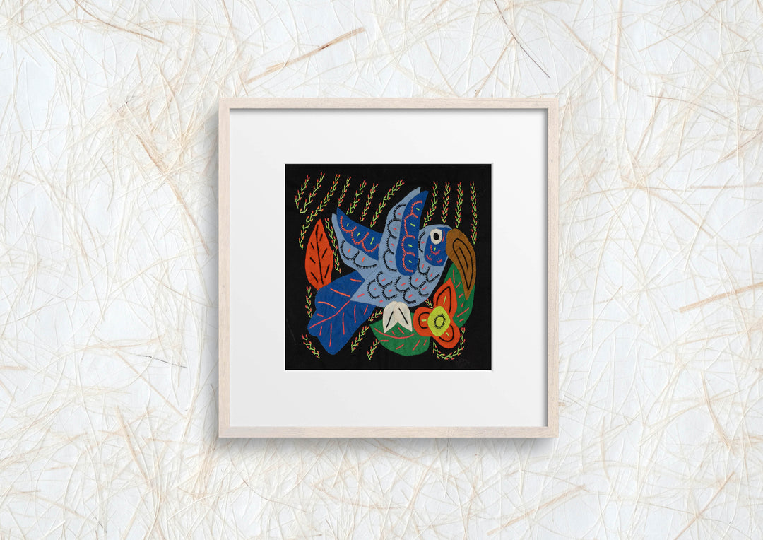 Multi-Color Hummingbird Blue And Orange Molita
