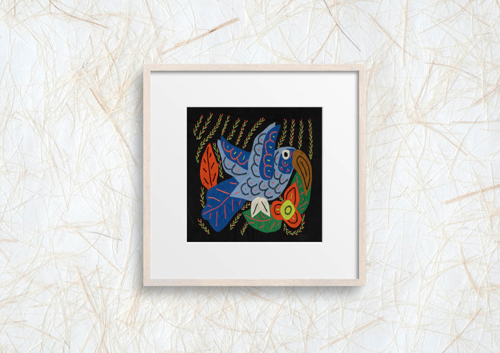 Multi-Color Hummingbird Blue And Orange Molita