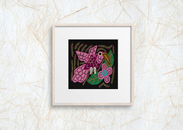 Multi-Color Hummingbird Pink And Maroon Molita