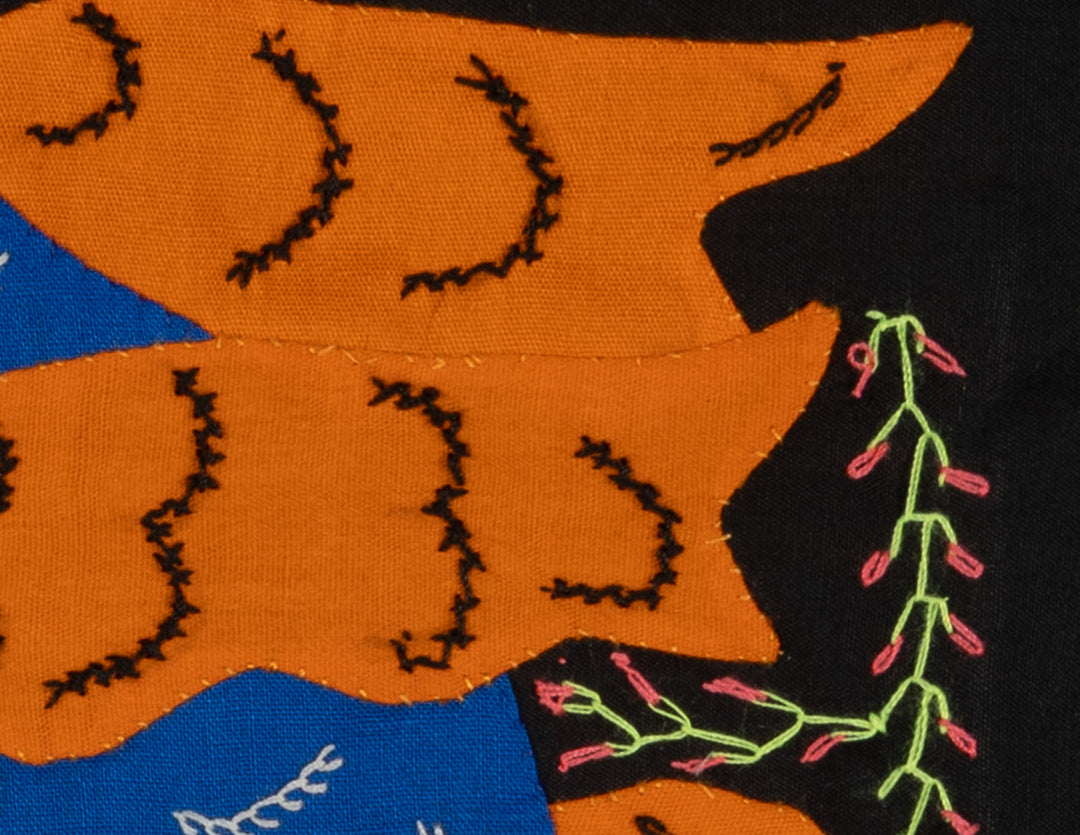 Multi-Color Parrot Bird Orange And Blue Molita