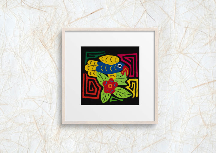 Multi-Color Parrot Bird Blue And Yellow Molita