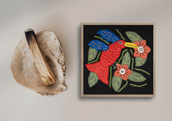 Red And Blue Hummingbird Molita
