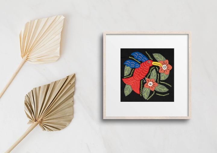Red And Blue Hummingbird Molita