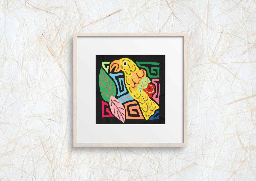 Multicolor Yellow And Orange Bird Molita