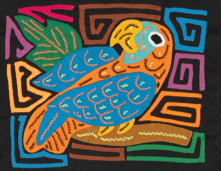 Multicolor Orange And Blue Molita