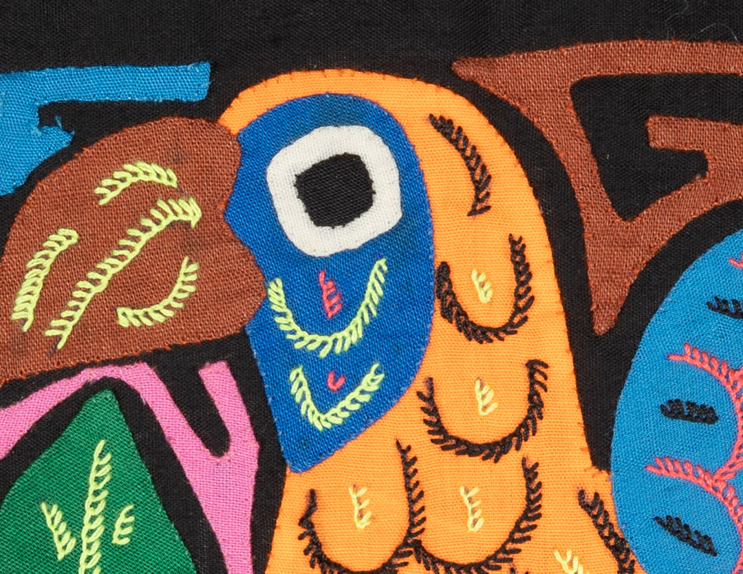 Multicolor Orange And Blue Molita