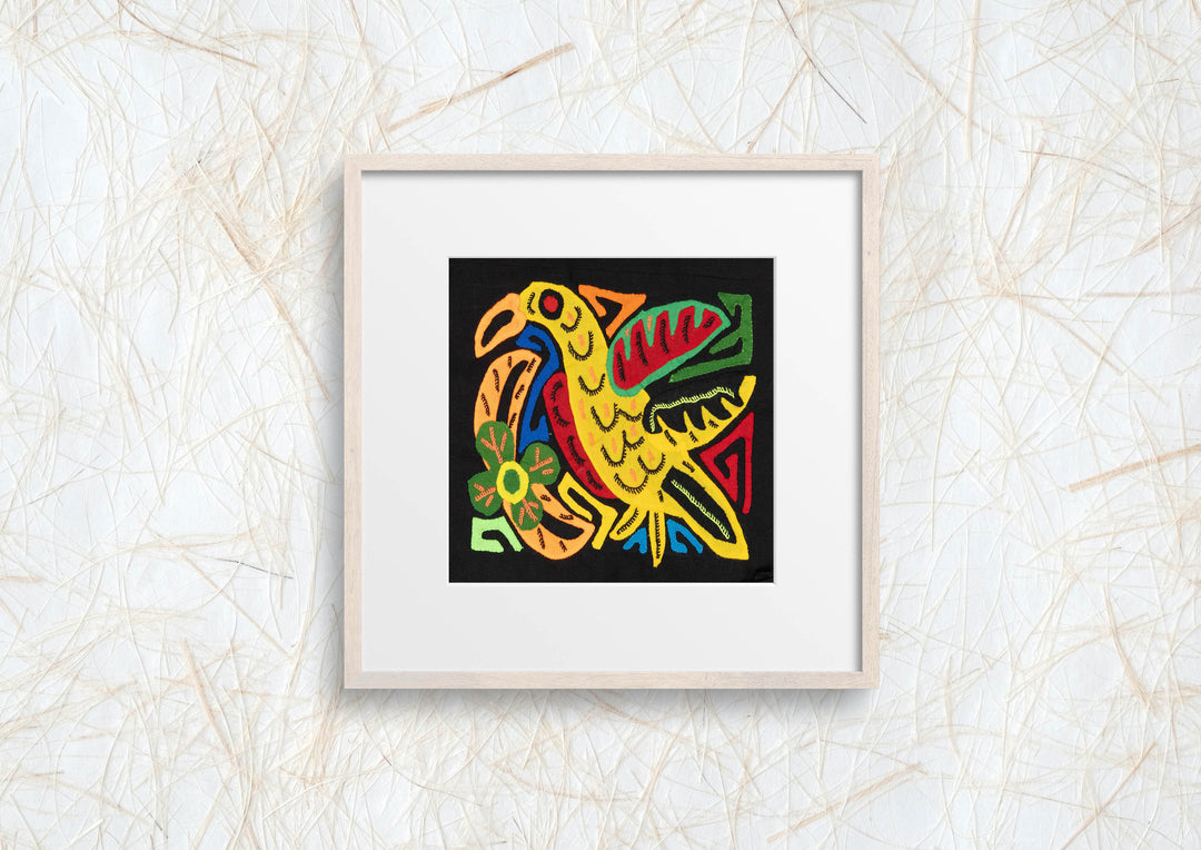 Multicolor Yellow Orange And Red Bird Molita