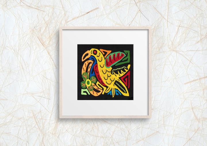 Multicolor Yellow Orange And Red Bird Molita