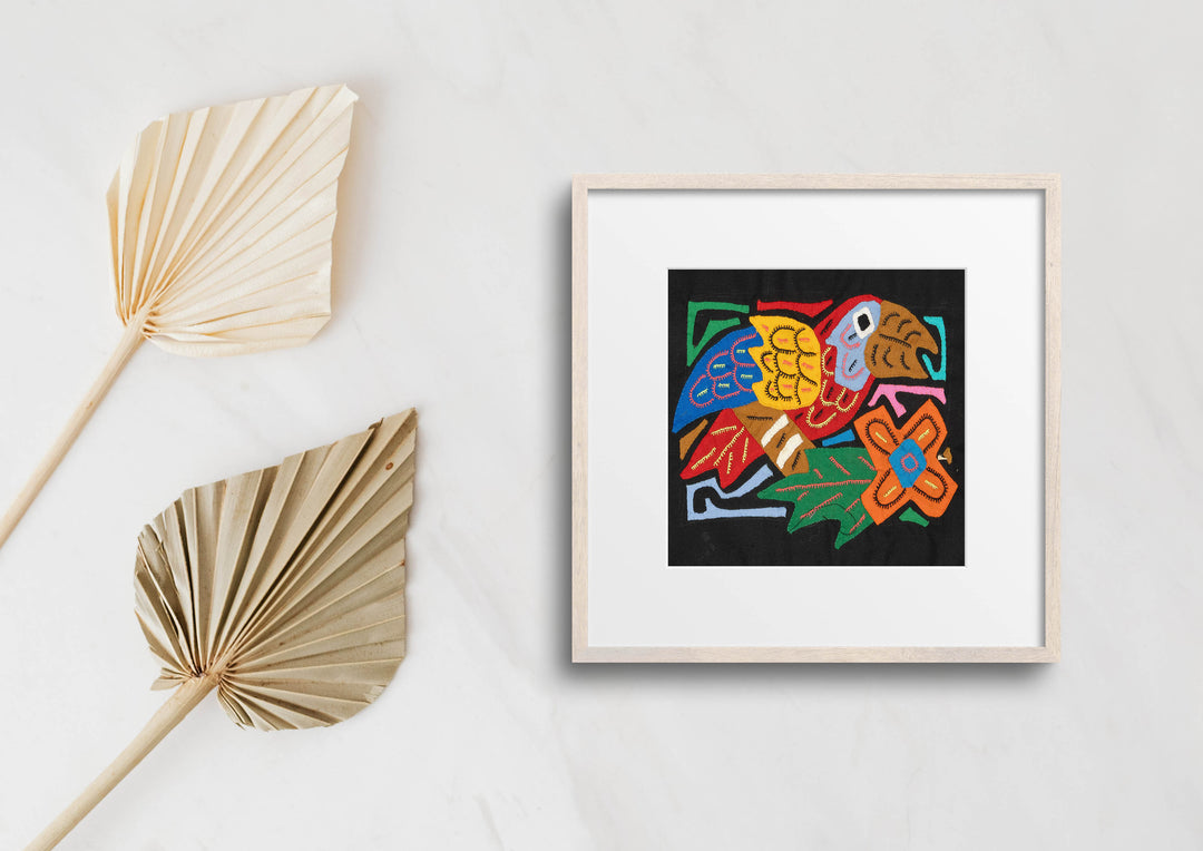 Multicolor Red Yellow And Blue Bird Molita
