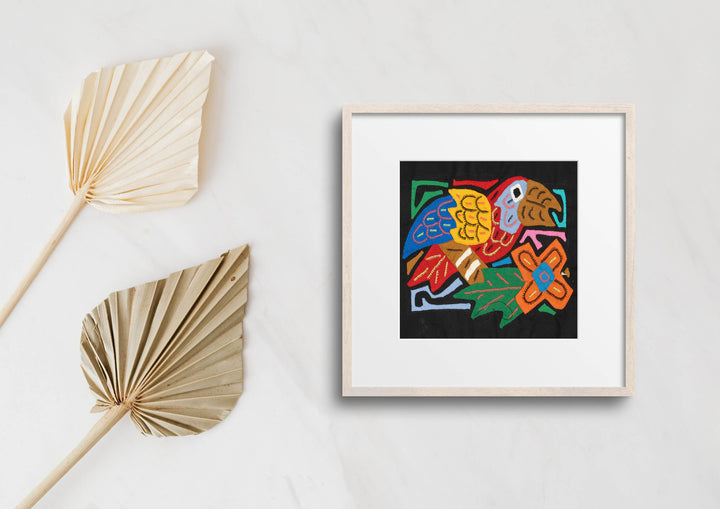 Multicolor Red Yellow And Blue Bird Molita