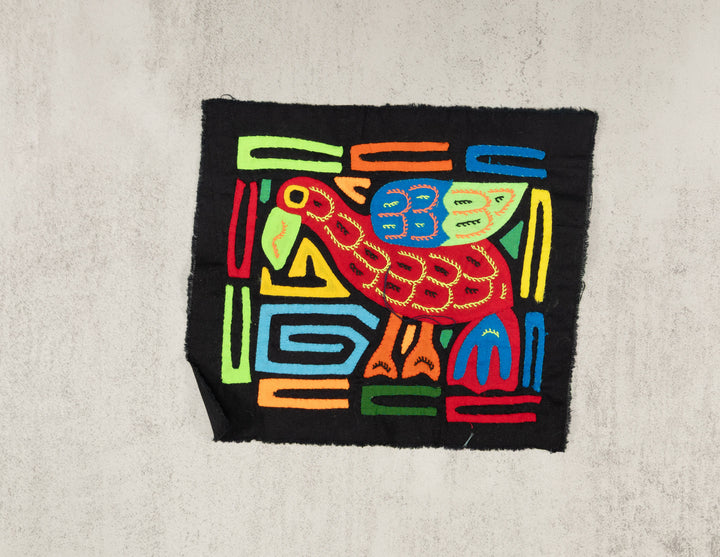Multicolor Red And Blue Bird Molita