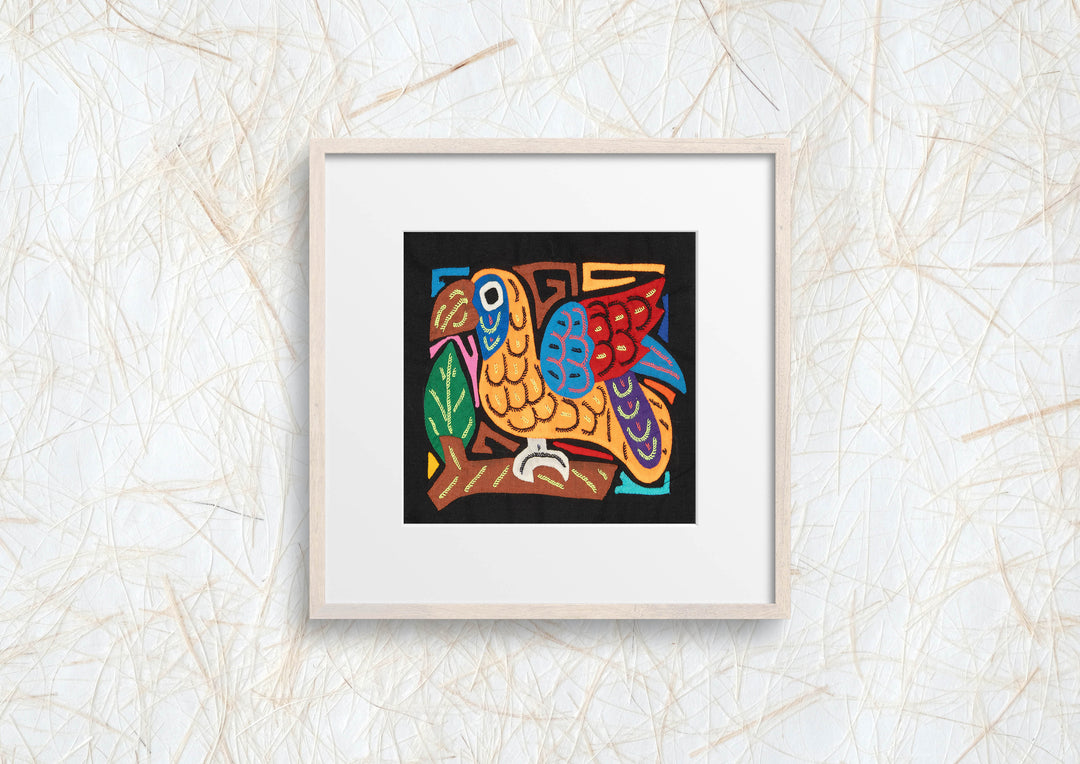 Multicolor Orange And Blue Molita