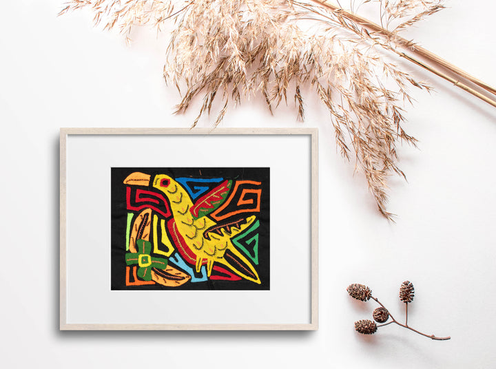 Multicolor Yellow And Red Bird Molita