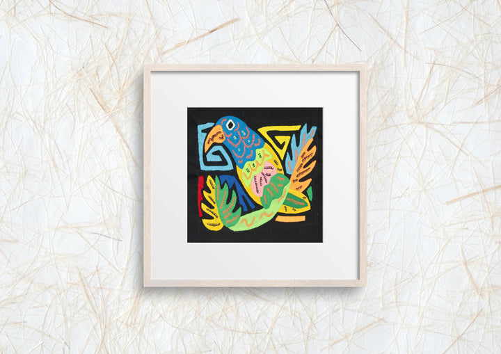 Multicolor Orange And Blue Molita