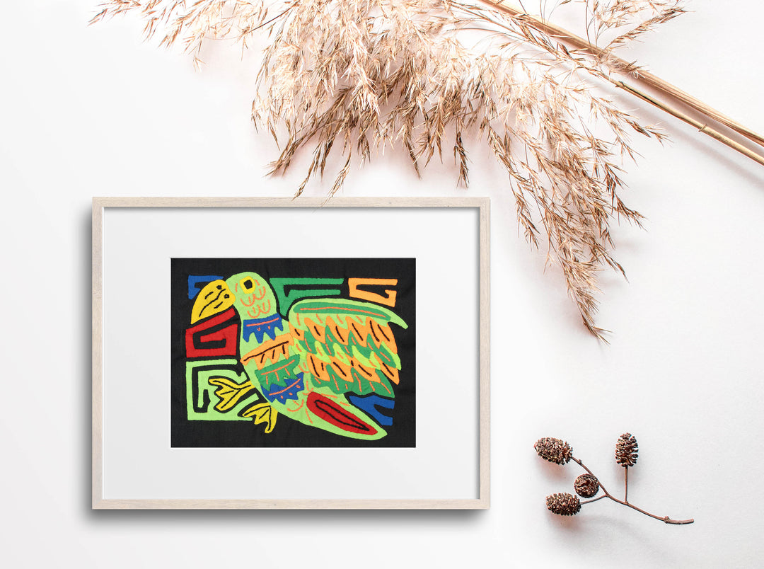 Multicolor Orange And Green Molita