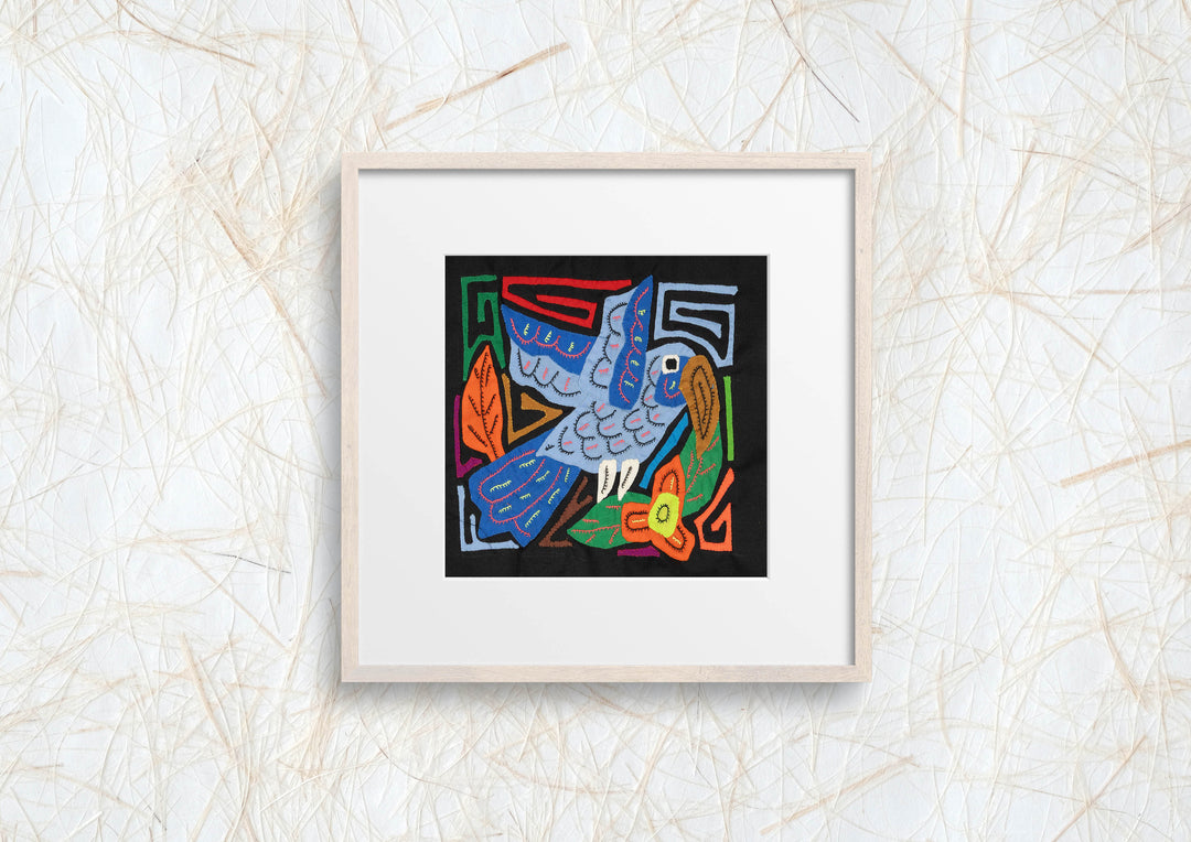 Multicolor Parrot Bird Orange And Blue Molita