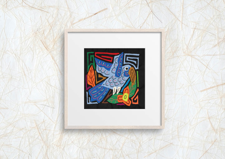 Multicolor Parrot Bird Orange And Blue Molita