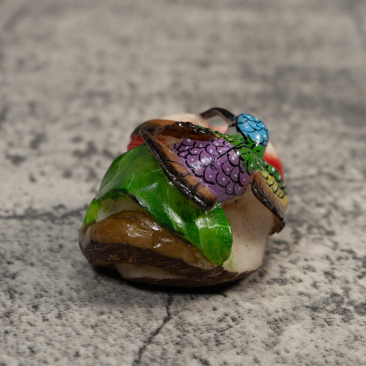 Multi-Color Hummingbird Tagua Carving