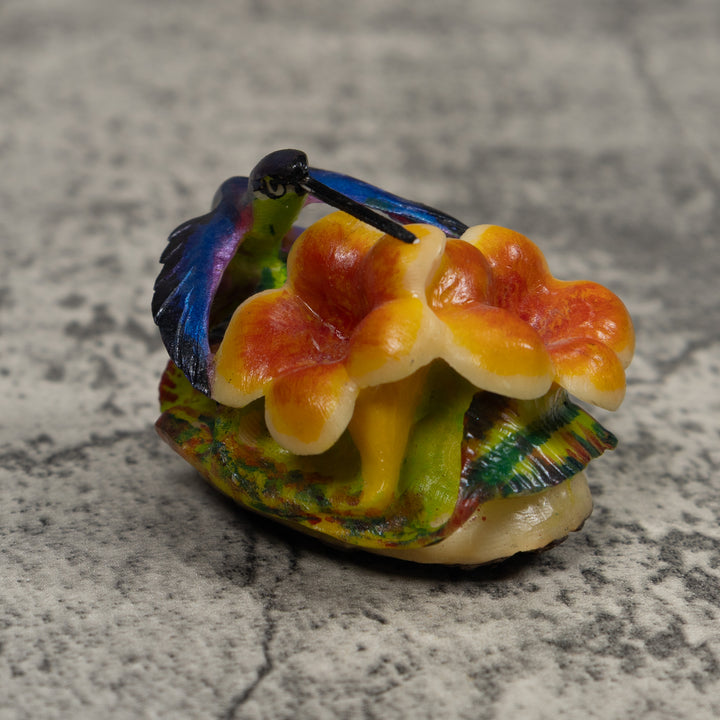 Hummingbird Tagua Carving