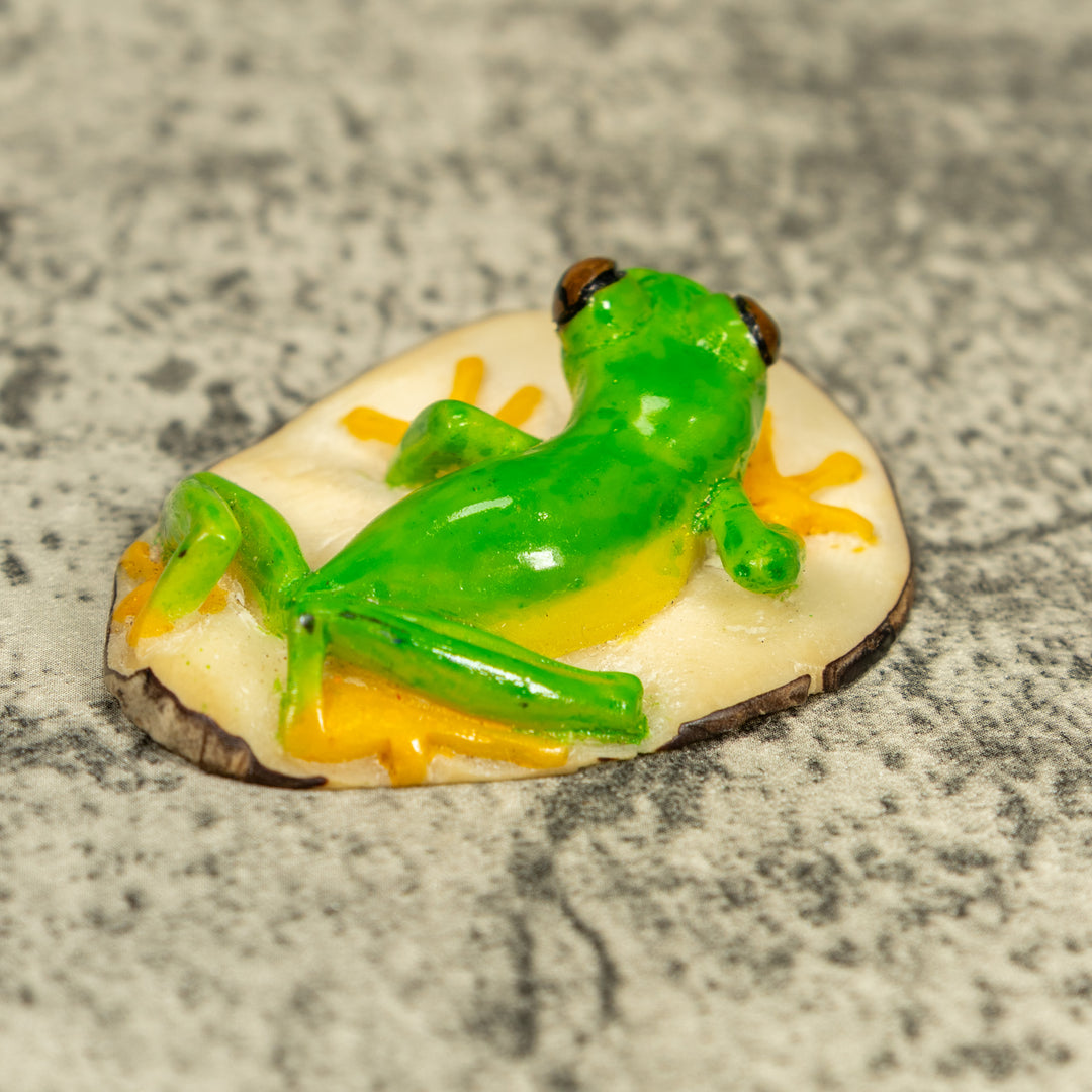 Red-Eye Tree Frog Tagua Carving