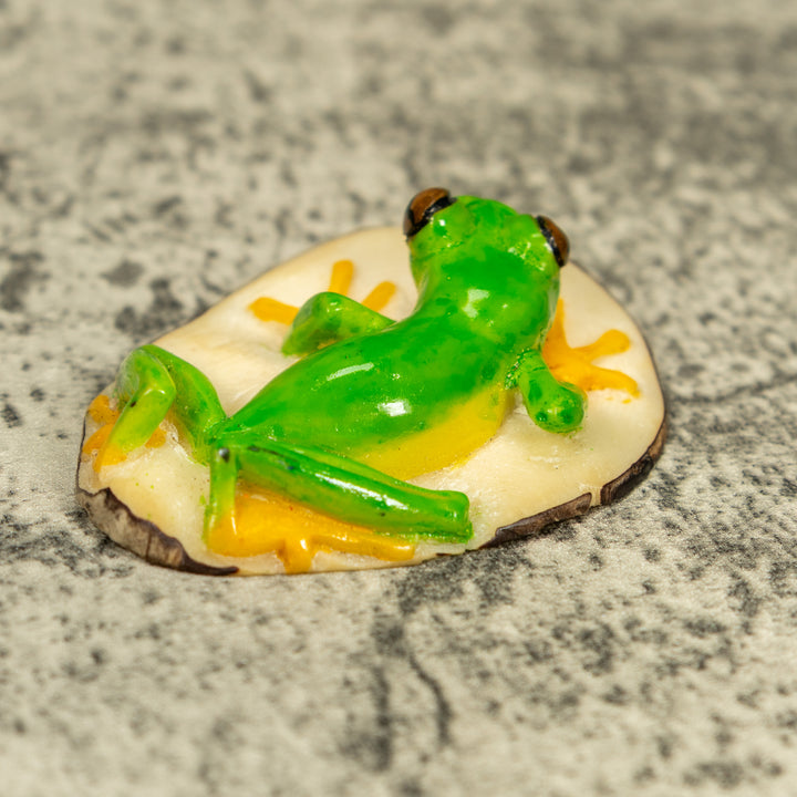 Red-Eye Tree Frog Tagua Carving